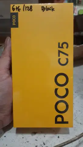 Poco c75 6/128gb new garansi resmi