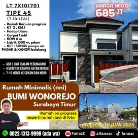Rumah Rungkut surabaya, jual rumah surabaya, rumah 1 lantai,