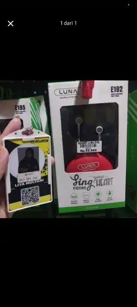 HEADSET LUNA E192 | ATLANTIS DAHSYAT