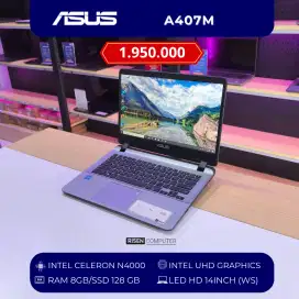 Laptop Asus A407M Intel Celeron N4000 RAM 8GB SSD 128GB HD 14inch