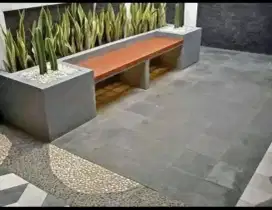 Dudukan kursi taman