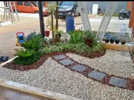 Taman kering minimalis