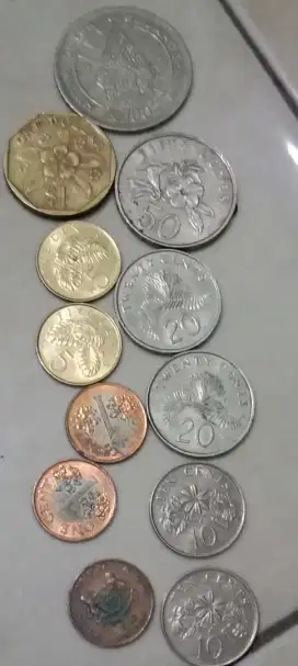 Jual koin singapura