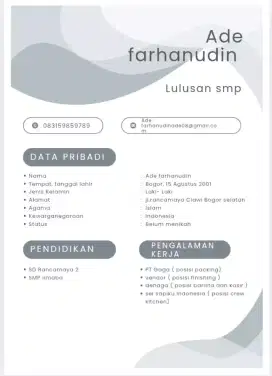 Mencari pekerjaan