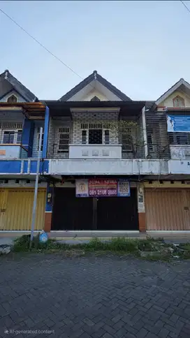 JUAL / SEWA ( MURAH ) : 3 RUKO (  JADI 1 ) PURI INDAH - SIDOARJO