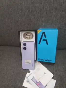 Oppo A78 5G 8/128 Resmi Second normal