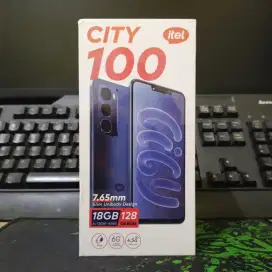 Itel City 100 Ram 6/128 GB Segel Garansi Resmi