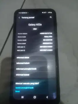 Samsung galaxy A02$,mulus 3/64 tinggal pakai
