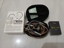 Earphone KZ castro with mic bass boost+dac kinera celest ruyi-C+case