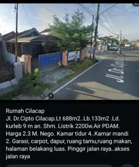 Rumah Dokter Cipto No 92 Cilacap