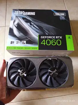 ZOTAC RTX 4060 Twin Edge OC 8GB 128Bit DDR6 1x8 Pin Power Garansi ON