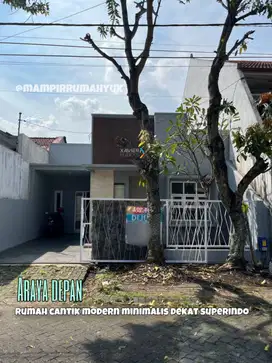 Rumah Modern minimalis di Araya Depan Blimbing Malang
