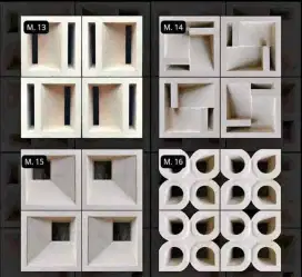 Rosterbeton minimalis macam motif