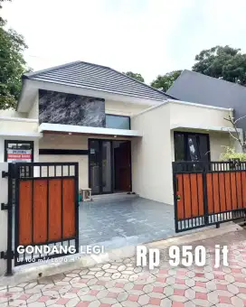 Dijual Rumah Baru Desain Idaman dekat Jalan Gito Gati Gondang Legi