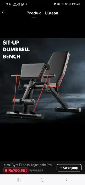 Bench gym speed