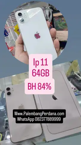 IPHONE 11 64GB IBOX BH 84 MULUS LENGKAP