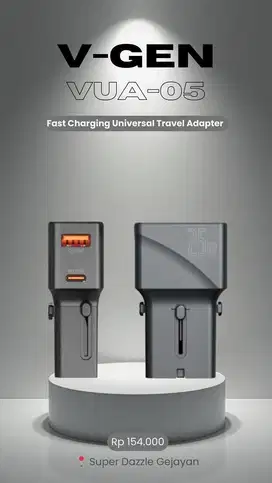 V-GEN VUA-05 TRAVEL ADAPTER