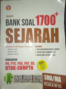 Bank soal 1700+ sejarah kelas 10,11,12