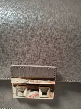 Grey Furla Bag New