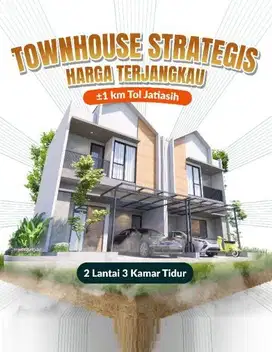 (DEKAT TOL JATIASiH) Rumah 2 Lantai Murah Jatiasih Kota Bekasi