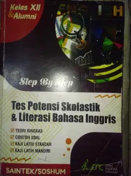 Buku latihan soal utbk TPS dan bahasa Inggris