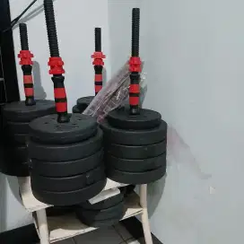 Dumbell Barbell bisa jadi Dua Set dalam Satu Rangkaian
