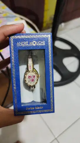Andre Mouché Rose Crystal Gold White Red