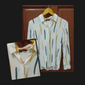 AKO Kemeja Lengan Panjang Bahan Halus Adem