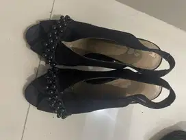 Charles and keith black heels