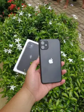 Iphone 11 128Gb resmi ibox Fullset oryginal lengkap