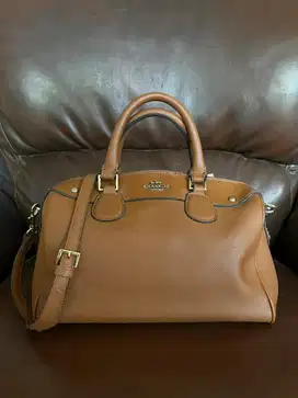 preloved co*ch satchel brown