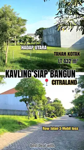 Dijua Kavling Raffles Garden Citraland Utama