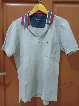 Baju Atasan Cowok T-shirt Polo Lengan Pendek