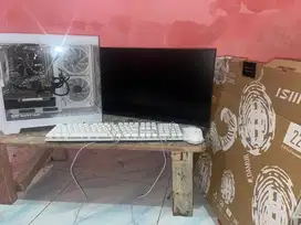 PC Monitor MSI CPU Core i7 SSD Vurrion 128gb HDD Seagate 500gb Fullset