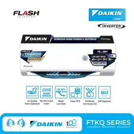 AC second Daikin 1.5 pk thailand inverter unit AC ori luar dalam