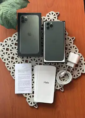 Iphone 11 promax 256gb midnight green ibox