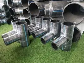 Tee HDPE 6x4 16&10 segmented