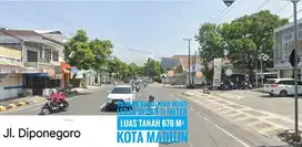 JUAL Tanah&Bangunan Ruko, Jl. Diponegoro-KOTA MADIUN, Strategis