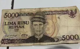 Uang kuno 5000 tahun 1986