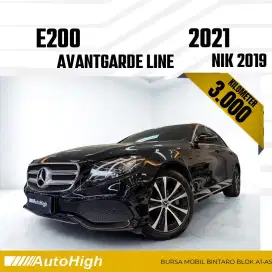DP10% [Km3.000] E200 Avantgarde 2019 Black Reg 2020 #AUTOHIGH
