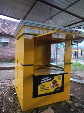 Rombong kontainer booth kontainer gerobak kontainer