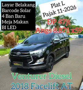 Innova VENTURER Diesel 2018 Matic AT Solar Hitam Q V 2019 G Pajero VRZ
