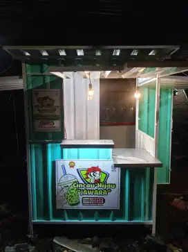 Rombong kontainer booth kontainer gerobak kontainer