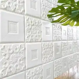 Wallpaper 3D Batik Wallpaper Dinding Timbul 3D 35 x 70 cm