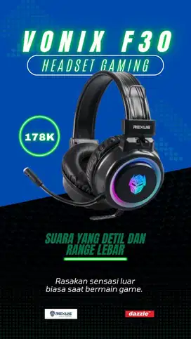 Headset gaming rexus vonix F30