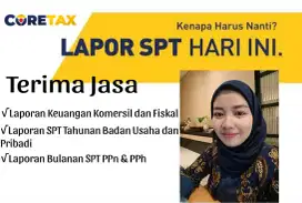 Jasa Laporan Keuangan dan Perpajakan / Jasa Lapor Pajak