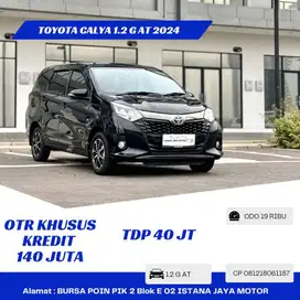 LIKE NEW Toyota Calya 1.2 G AT 2024 Hitam