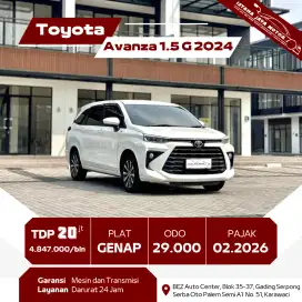 TOYOTA AVANZA 1.5 G AT 2024