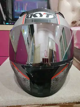 KYT R10 GUNMETAL SMOKE UK XL HELM Like New