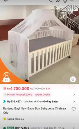 Box bayi baby ranjang bayi baby elle